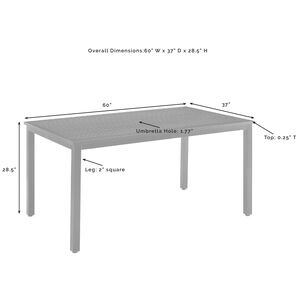 Crosley Kaplan 5PC Oil Rubbed Bronze Slatted Top Dining Set - Mist, , hires