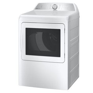 GE Profile 27 in. 7.4 cu. ft. Smart Electric Dryer with Aluminized Alloy Drum, Sanitize Cycle & Sensor Dry - White, White, hires