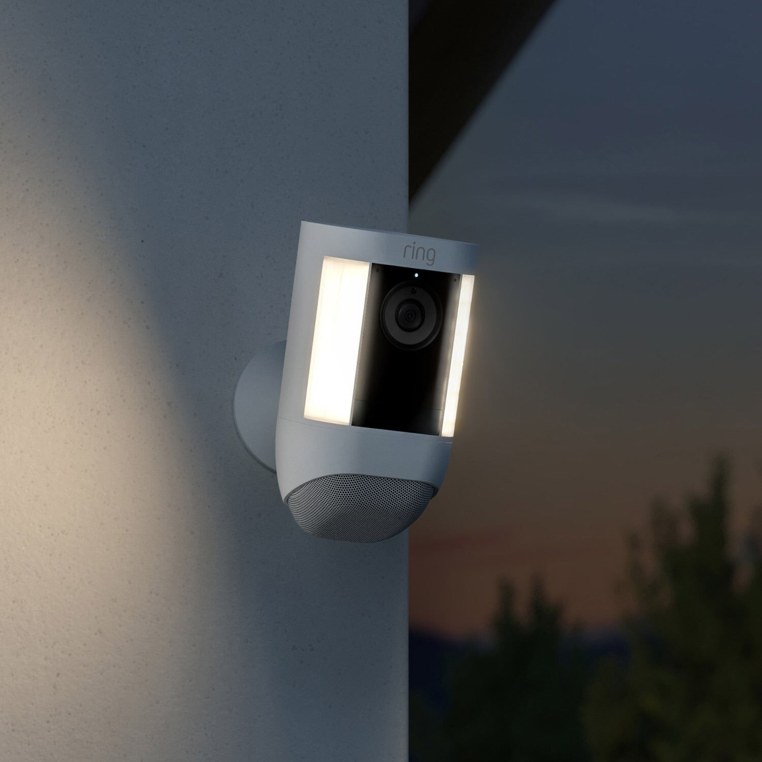 Ring - Spotlight Cam Pro Outdoor Wireless 1080p Battery