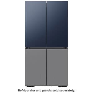 Samsung BESPOKE 4-Door Flex Bottom Panel for Refrigerators - Stainless Steel, , hires