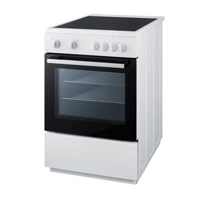 Summit Classic Collection 24 in. 2.4 cu. ft. Slide-In Electric Range with Smoothtop Burners - White, , hires