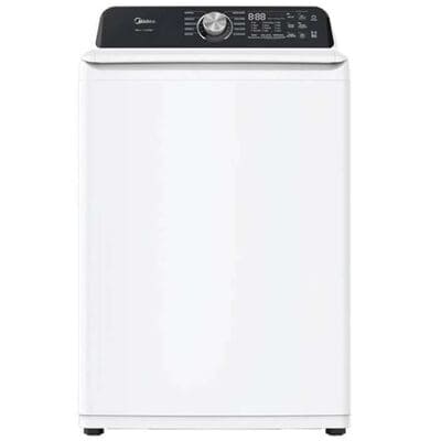 Midea 27 in. 4.4 cu. ft. Smart Top Load Washer with Power Wave 360 Agitator - White | MLTW44A4BWW