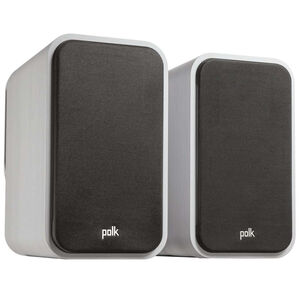 Polk Signature Elite ES20 High-Quality Bookshelf Speakers (Pair) - White, White, hires