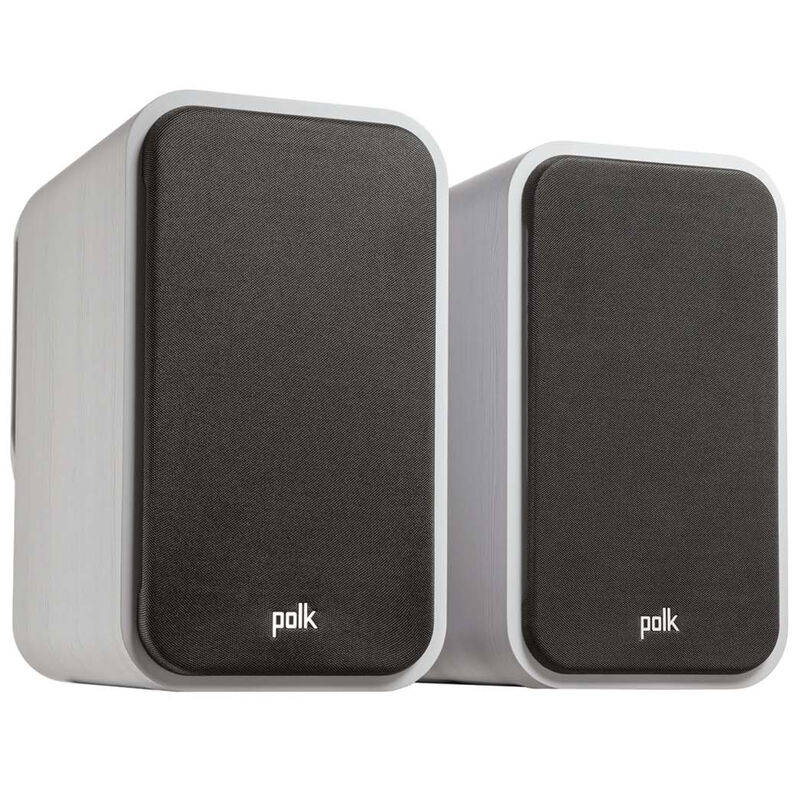 Polk Signature Elite ES20 High-Quality Bookshelf Speakers (Pair) - White, White, hires