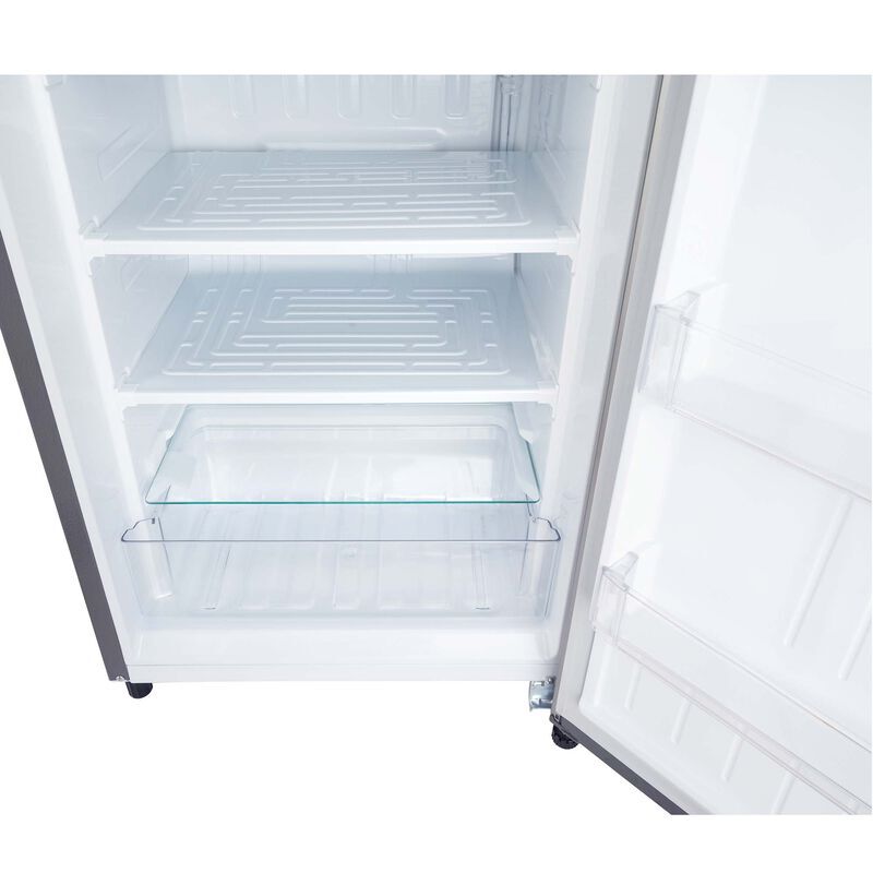 LG 21 in. 5.8 cu. ft. Compact Upright Freezer - Platinum Silver, , hires