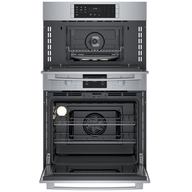Bosch 500 Series 30 in. 6.2 cu. ft. Speed Electric Microwave/Wall Oven Combo with True European Convection - Stainless Steel, , hires