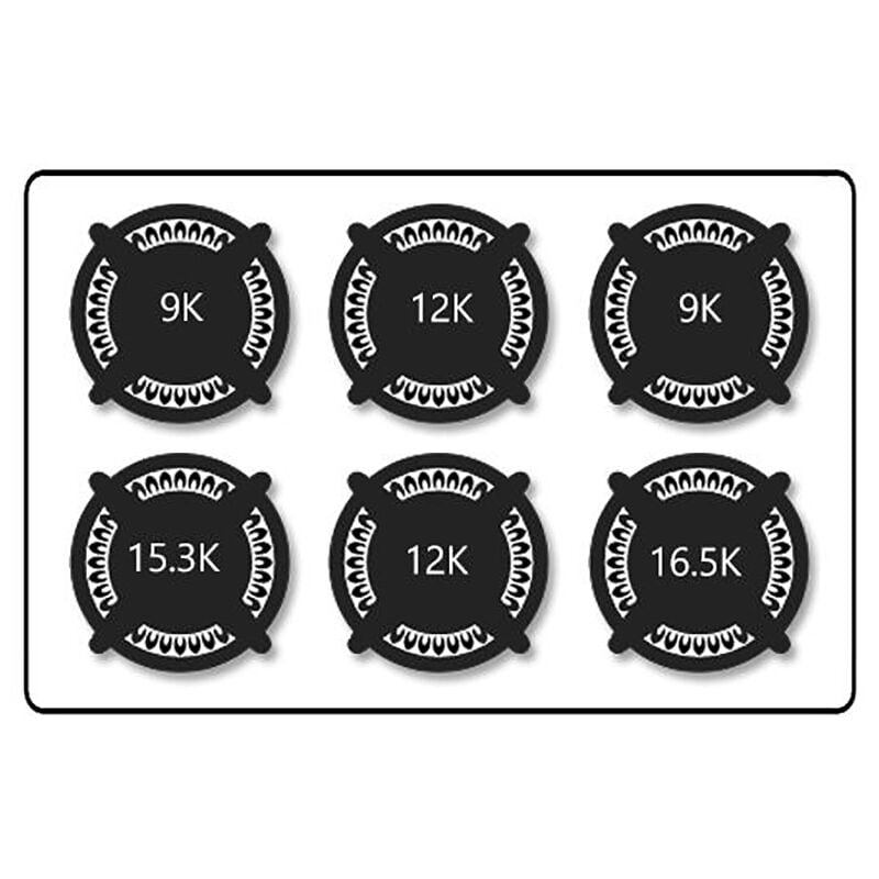 Miele Professional Series 42 in. 6-Burner Natural Gas Cooktop with Power Burner - Stainless Steel, , hires