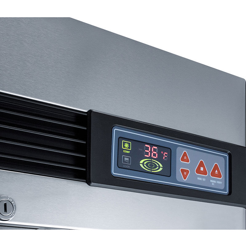 Summit 28 in. 23.0 cu. ft. Left-Hinged Freezerless Refrigerator - Stainless Steel, , hires