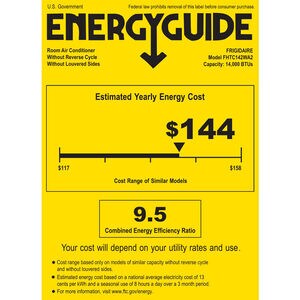 Frigidaire 14,000 BTU Through-the-Wall Air Conditioner with 3 Fan Speeds, Sleep Mode & Remote Control - White, , hires