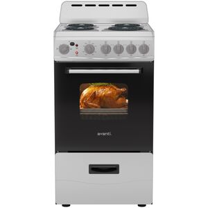Avanti 20 in. 2.1 cu. ft. Electric Range with Coil Burners - Stainless Steel, , hires