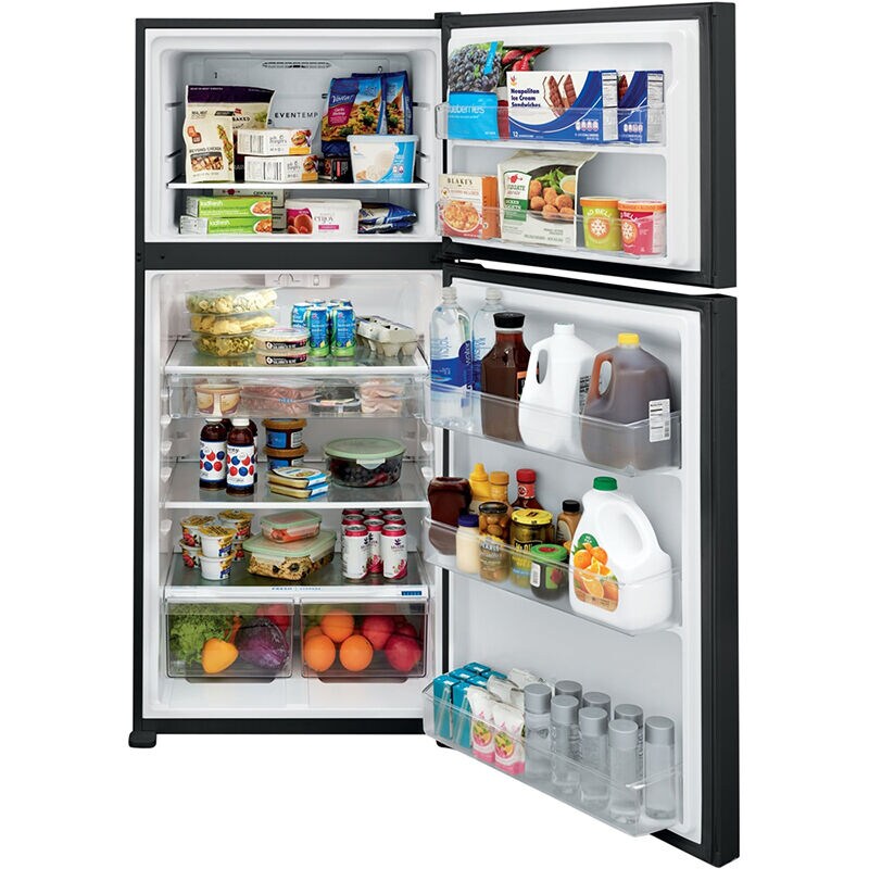 Frigidaire 30 in. 20 cu. ft. Garage Ready Top Freezer Refrigerator - Black, Black, hires