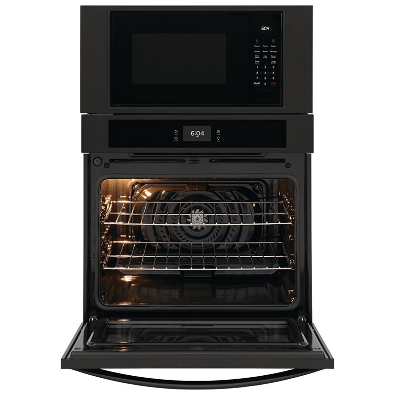 Frigidaire 30 in. 6.9 cu. ft. Electric Microwave/Wall Oven Combo with Standard Convection & Sensor Cooking - Black, Black, hires