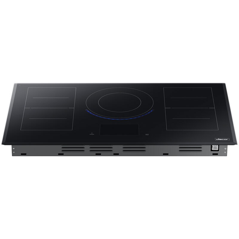 Dacor Contemporary 36 in. 5-Burner Smart Induction Cooktop with Simmer Burner & Power Burner - Black Glass, , hires