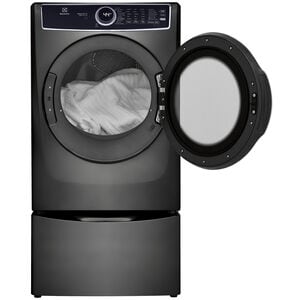 Electrolux 500 Series 27 in. 8.0 cu. ft. Front Load Gas Dryer with 10 Dryer Programs, 7 Dry Options, Sanitize Cycle & Wrinkle Care - Titanium, Titanium, hires