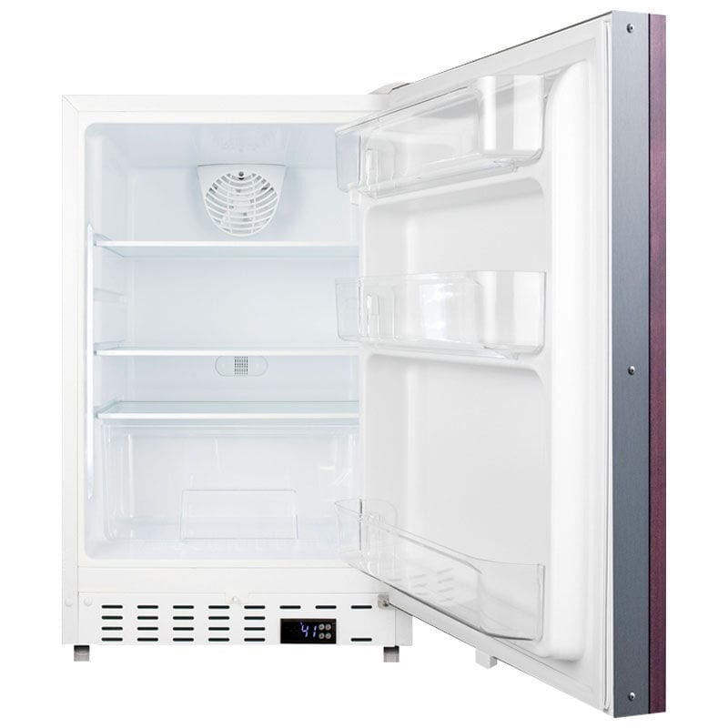 Summit 21 in. 3.5 cu. ft. Undercounter Refrigerator - Custom Panel Ready with White Cabinet, , hires