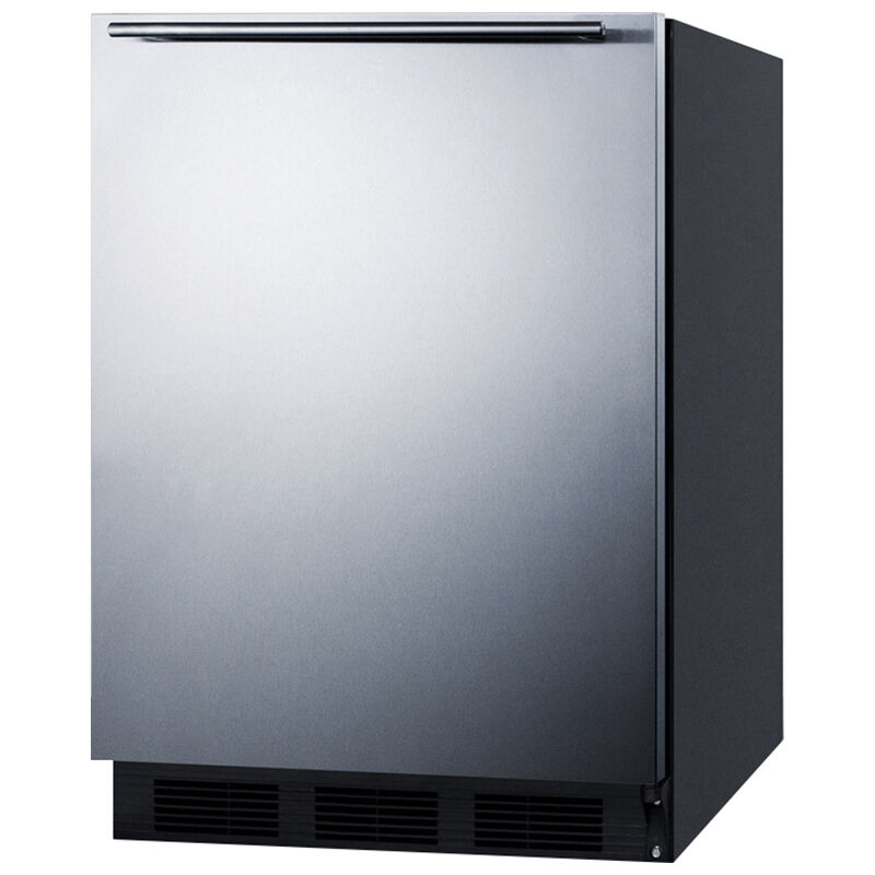 Summit 24 in. 5.8 cu. ft. Undercounter Refrigerator - Stainless Steel, , hires