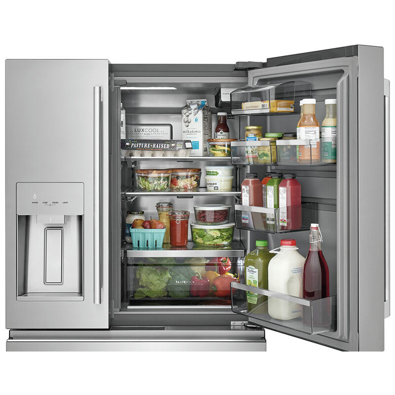 Electrolux 36 in. 21.4 cu. ft. Counter Depth 4-Door French Door Refrigerator with Ice & Water Dispenser - Stainless Steel, , hires