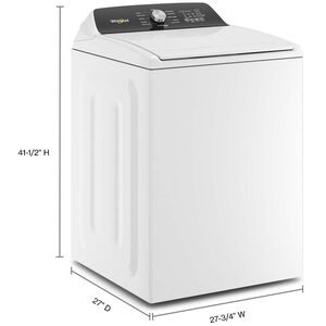 Whirlpool 27.75 in. 4.6 cu. ft. Top Load Washer with Built-in Faucet - White, , hires