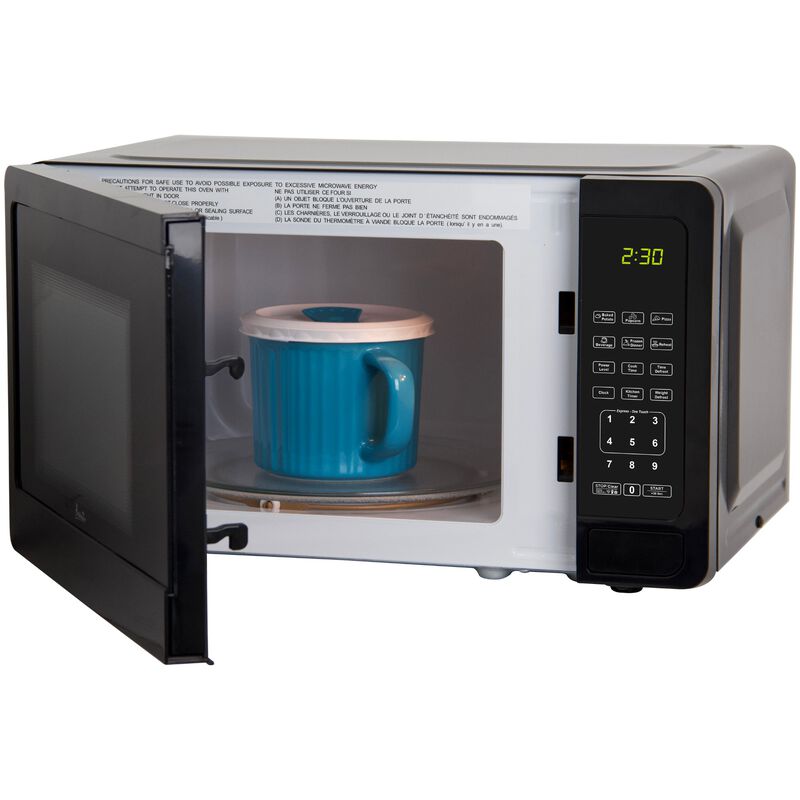 Avanti 18 in. 0.7 cu. ft. 700W Countertop Microwave - Black, Black, hires