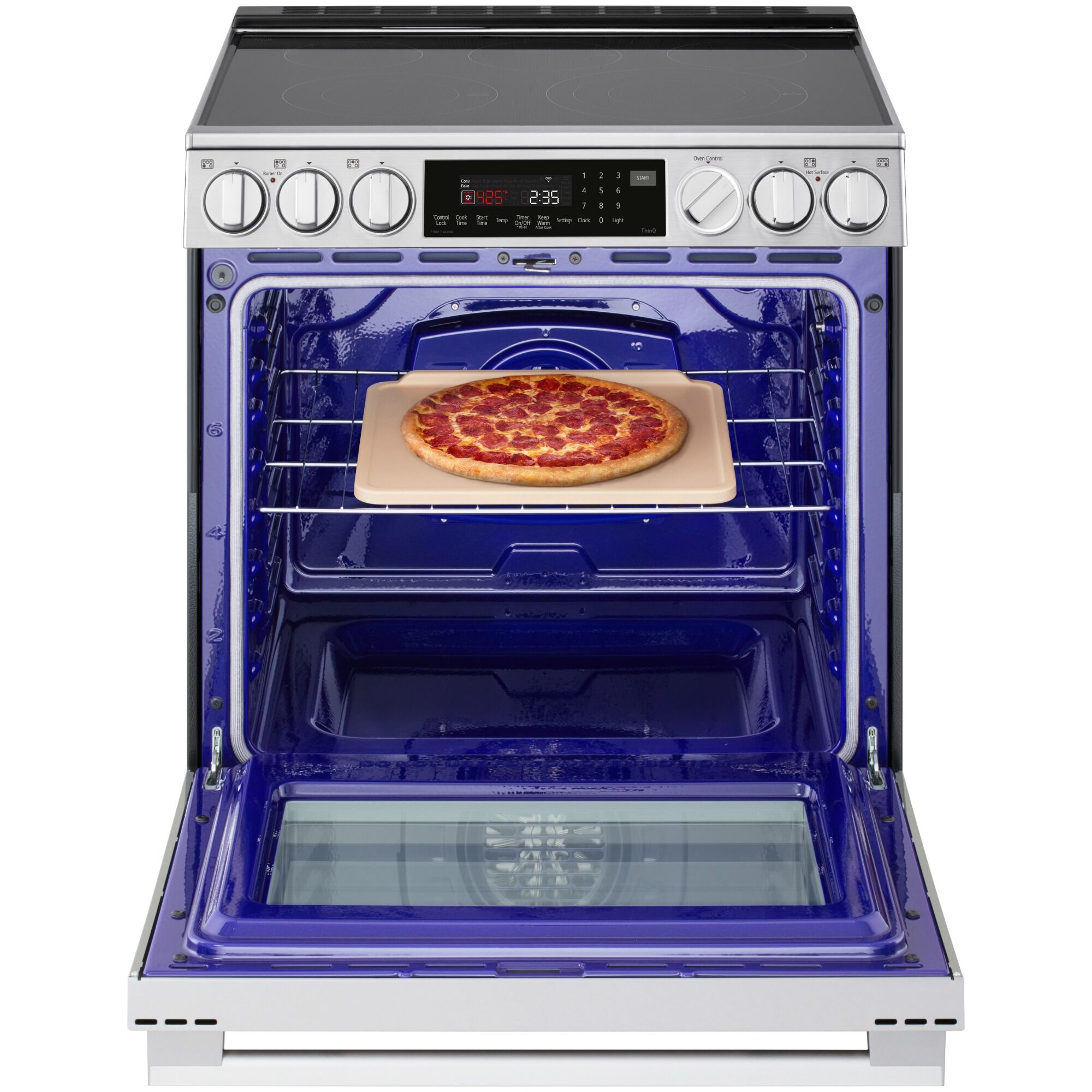 LG 30 in. 6.3 cu. ft. Smart Air-Fry True European Convection Slide