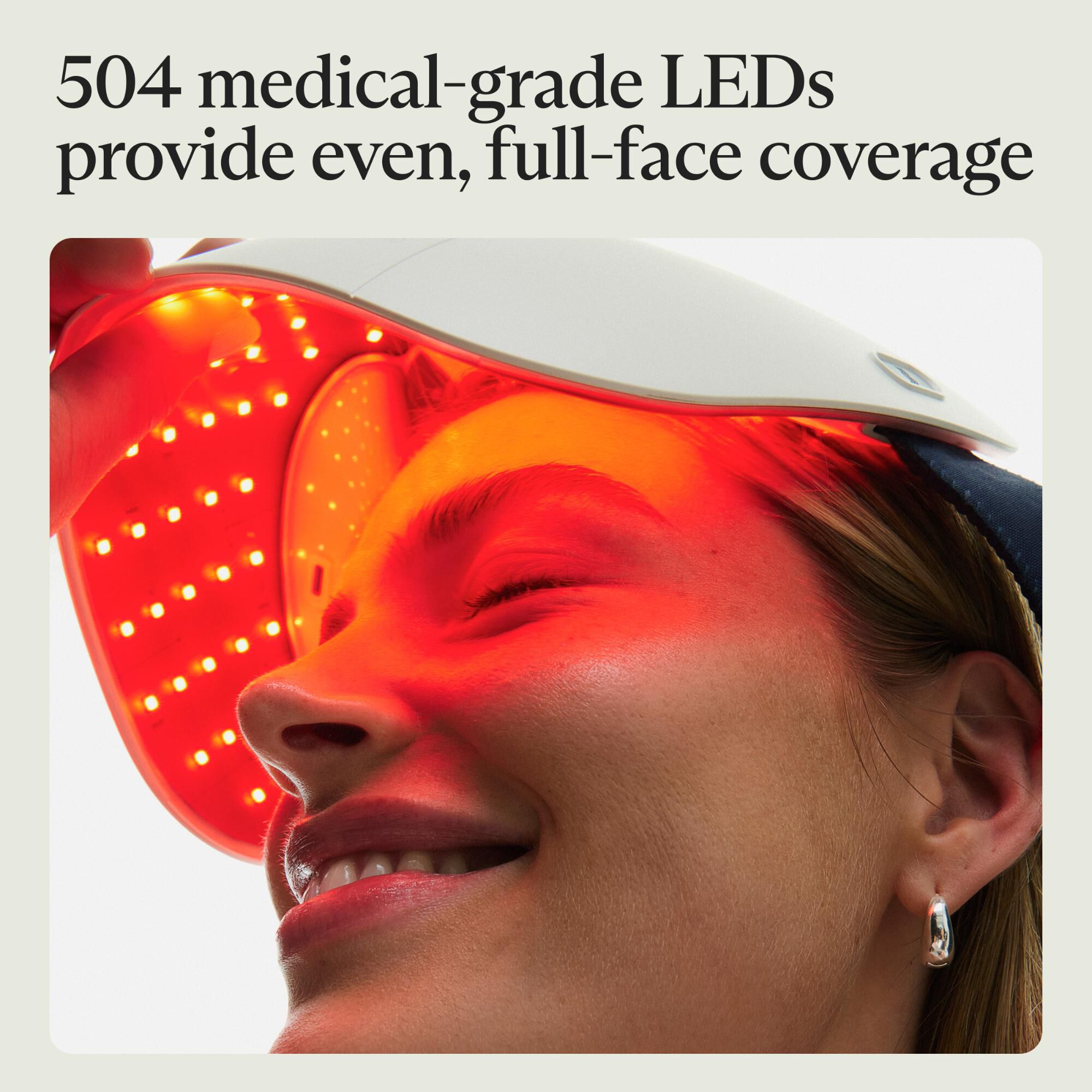Therabody Theraface Mask Glo Cordless LED Skincare Face Mask