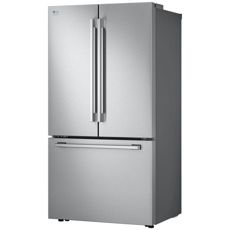 LG Studio 36 in. 26.5 cu. ft. Smart Counter Depth French Door Refrigerator with Internal Water Dispenser - PrintProof Stainless Steel, PrintProof Stainless Steel, hires