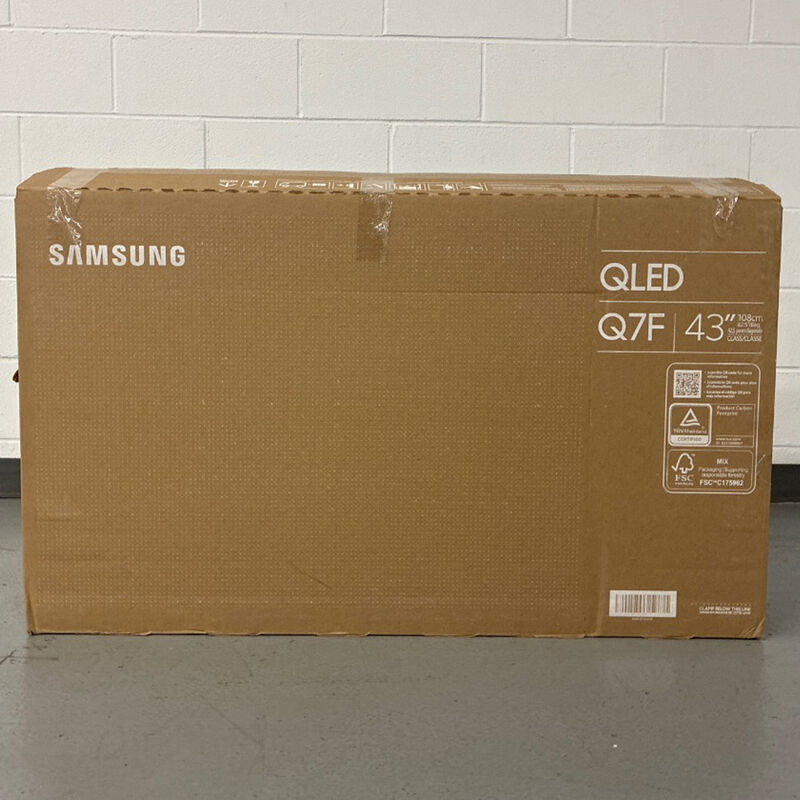 Samsung - 43" Class Q7F QLED 4K UHD Samsung Vision AI Smart TV (Open Box Good Condition), , hires