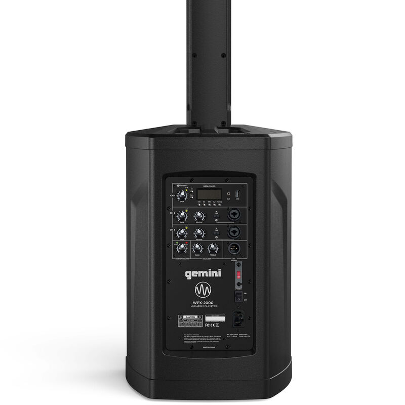 Gemini Modular Line Array Speaker System - Black, , hires