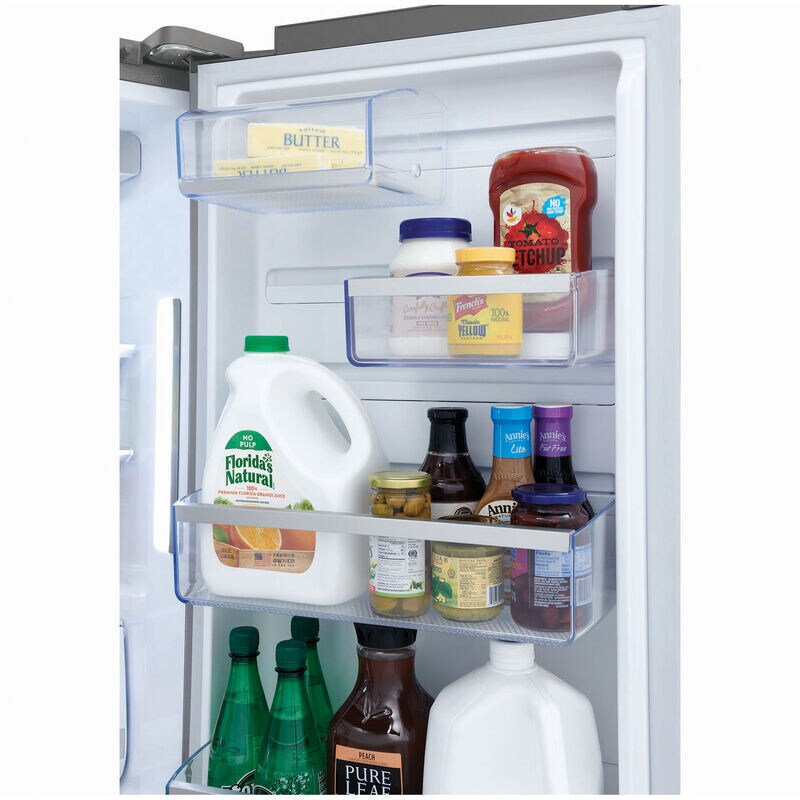 Frigidaire Gallery 36 in. 26.3 cu. ft. 4-Door French Door Refrigerator with Ice & Water Dispenser - Stainless Steel, , hires