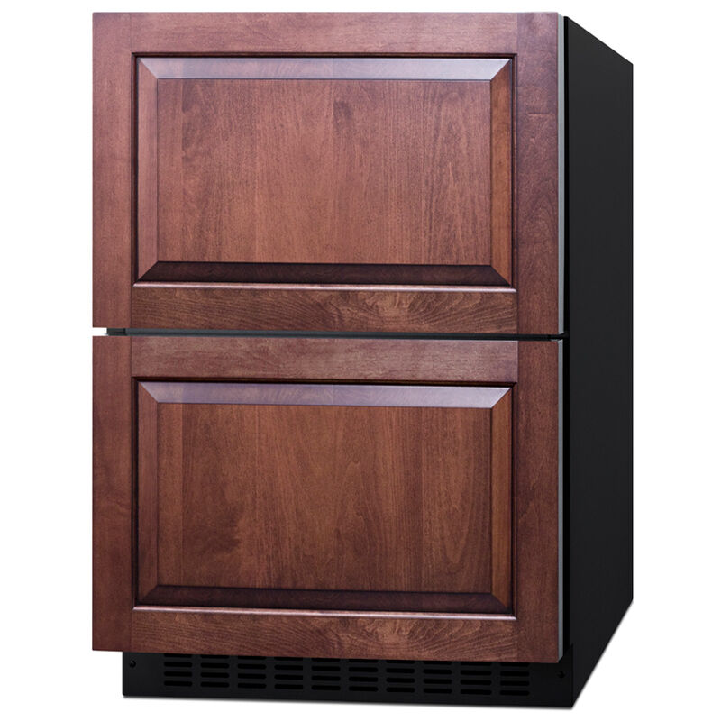 Summit 24 in. 3.3 cu. ft. Outdoor Refrigerator & Freezer Drawer - Stainless Steel/Panel Ready, , hires