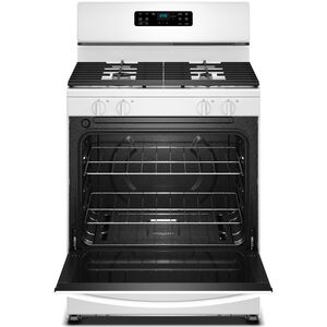 Whirlpool 30 in. 5.1 cu. ft. Gas Range with 4 Sealed Burners - White, , hires