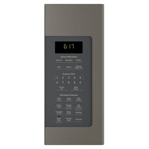 GE 30 in. 1.7 cu. ft. 1000W Over-the-Range Microwave with 300 CFM & Sensor Cooking - Slate, Slate, hires