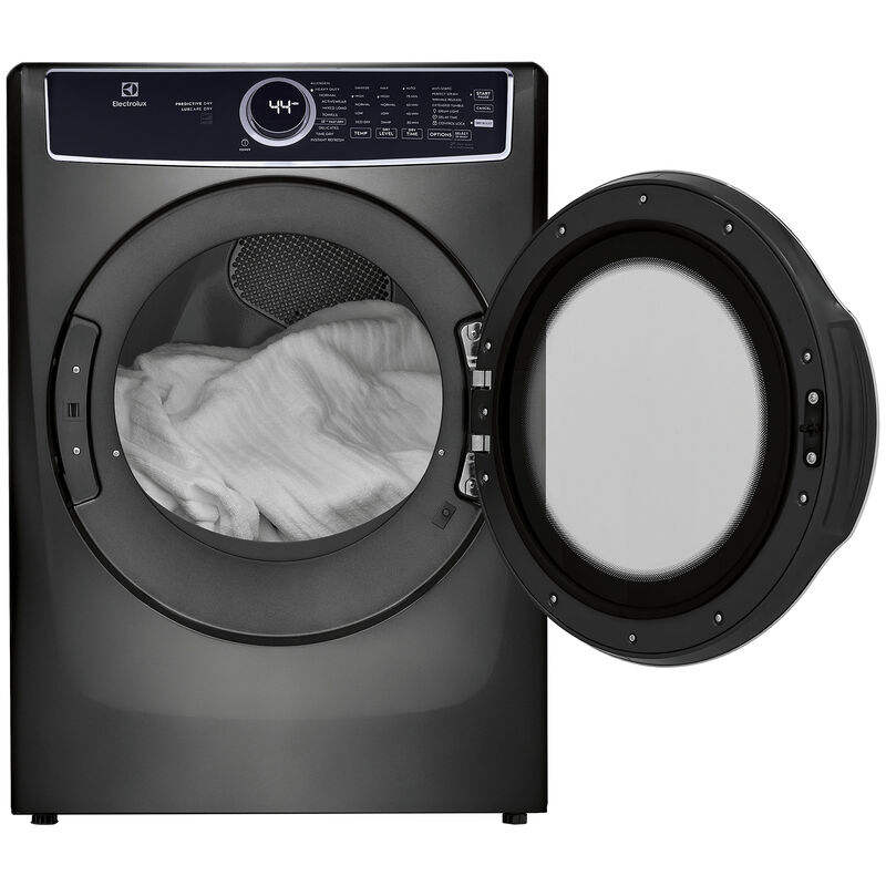 Electrolux 500 Series 27 in. 8.0 cu. ft. Stackable Electric Dryer with Predictive Dry, Instant Refresh, Perfect Steam & Sanitize Cycle - Titanium, Titanium, hires