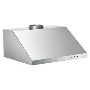Bertazzoni 24 in. Canopy Pro Style Range Hood with 3 Speed Settings, 600 CFM, Convertible Venting & 2 Halogen Lights - Stainless Steel, , hires