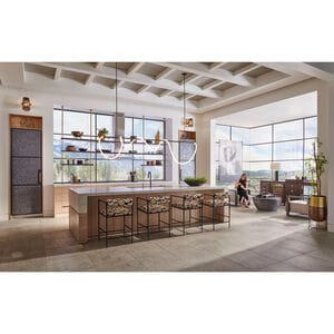 Monogram 30 in. 16.7 cu. ft. Built-in Smart Upright Freezer with Ice-Maker & Adjustable Shelves - Custom Panel Ready, , hires