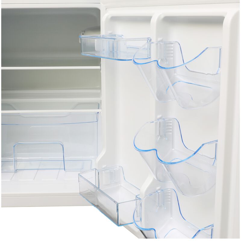 Avanti 18 in. 3 cu. ft. Mini Fridge with Top Freezer - Black, Black, hires