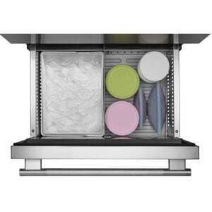 KitchenAid 24 in. 4.3 cu. ft. Double Refrigerator & Freezer Drawers - Stainless Steel, , hires