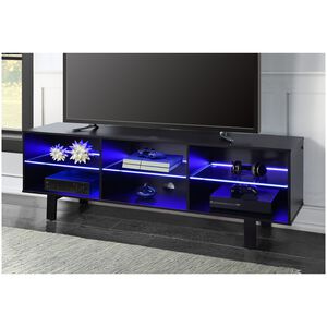 Living Style 65 in. TV Stand - Black, , hires