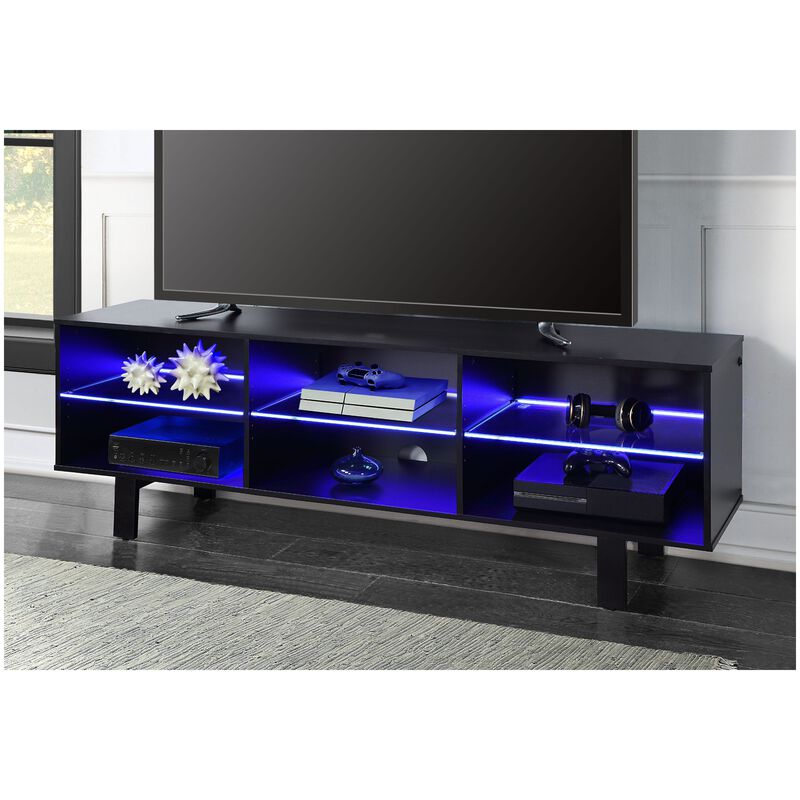 Living Style 65 in. TV Stand - Black, , hires