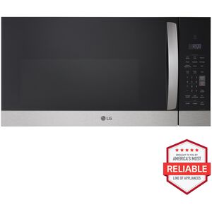 LG 30 in. 1.7 cu. ft. 1000W Over-the-Range Microwave with 300 CFM - PrintProof Stainless Steel, , hires