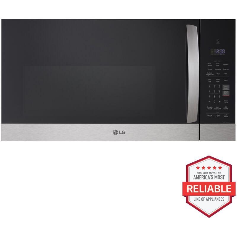 LG 30 in. 1.7 cu. ft. 1000W Over-the-Range Microwave with 300 CFM - PrintProof Stainless Steel, , hires
