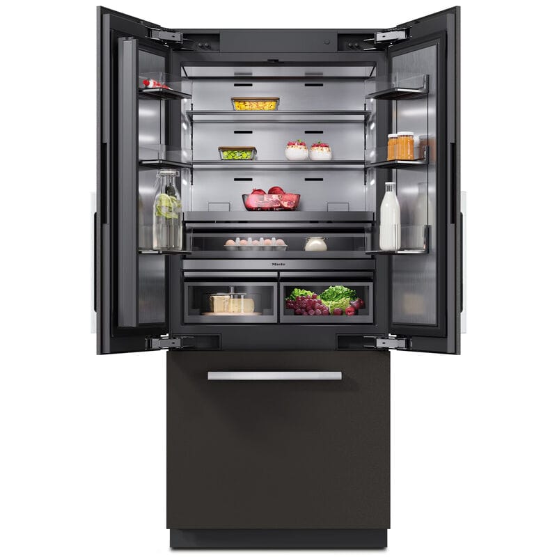 Miele MasterCool 36 in. 20.0 cu. ft. Built-In Smart Counter Depth French Door Refrigerator with Internal Water Dispenser - Custom Panel Ready, , hires