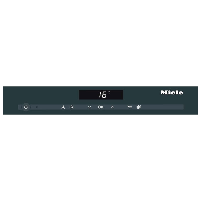 Miele 24 in. Compact Built-In 3.9 cu. ft. Wine Cooler with 46 Bottle Capacity, Single Temperature Zones & Digital Control - Black, , hires