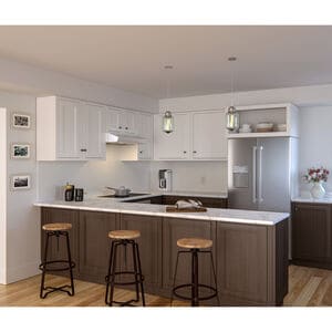 Zephyr Breeze II 30 in. Convertible Standard Style Range Hood with 400 CFM, 3 Fan Speeds & 2 LED Lights - Stainless Steel, Stainless Steel, hires