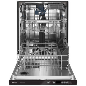 Maytag 24 in. Front Control Dishwasher with 50 dBa Sound Level & Pocket - White, White, hires