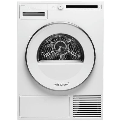 Asko Classic Series 23 in. 4.1 cu. ft. Stackable Heat Pump Electric Dryer with Sensor Dry - White | T208HW