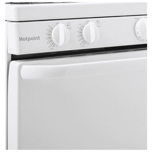 Hotpoint 30 in. 4.8 cu. ft. Gas Range with 4 Sealed Burners - White, , hires