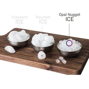 GE Profile 13 in. Smart Ice Maker with 3 lb. Ice Storage & Digital Control - Black Stainless, , hires