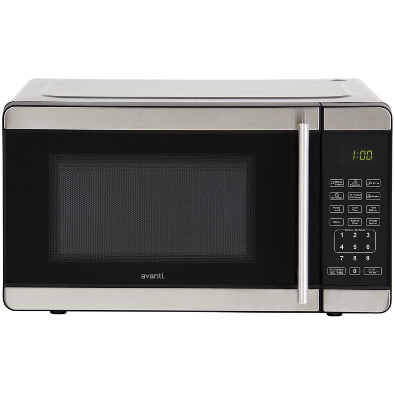 Avanti 18 in. 0.7 cu. ft. 700W Countertop Microwave - Stainless Steel, Stainless Steel, hires