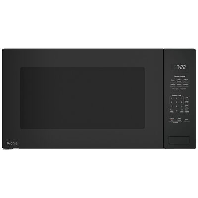 GE Profile 25 in. 2.2 cu. ft. Smart Built-In Microwave with Sensor Cooking - Gray | PCWK22U1WDD